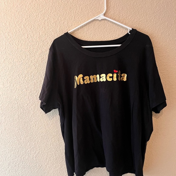 Black 'Mamacita' Short Sleeve Tee - Picture 3 of 4